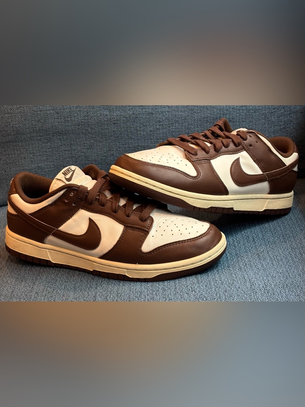 Nike Dunk Low Cacao Wow Women's Size 9 DD1503-124 Cream / Brown / Off White